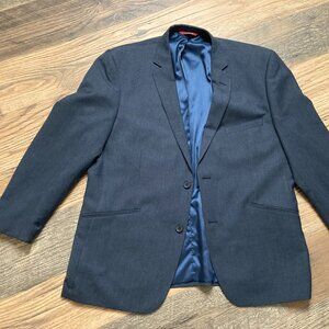 LIDO Mens Grey/ Navy Suit Jacket Only S 44/38 Regular